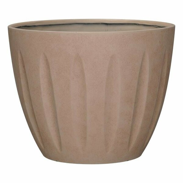 L&G Solutions 13 in. H X 16 in. D Polyresin Spritzer Planter Terra Cotta PVI8016TTI